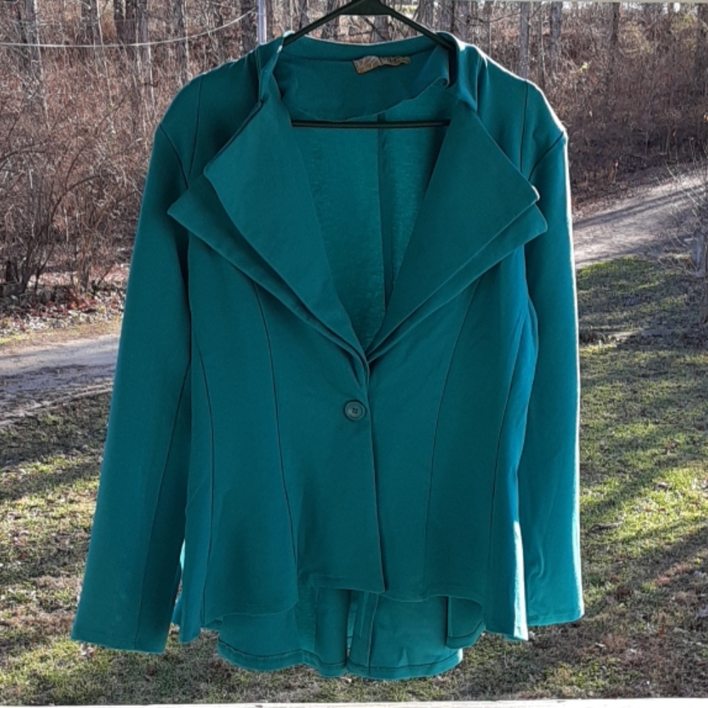 Double lapel high low Blazer